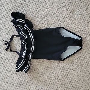 Janie & Jack toddler girl sz 4. Ric rack bathing suit